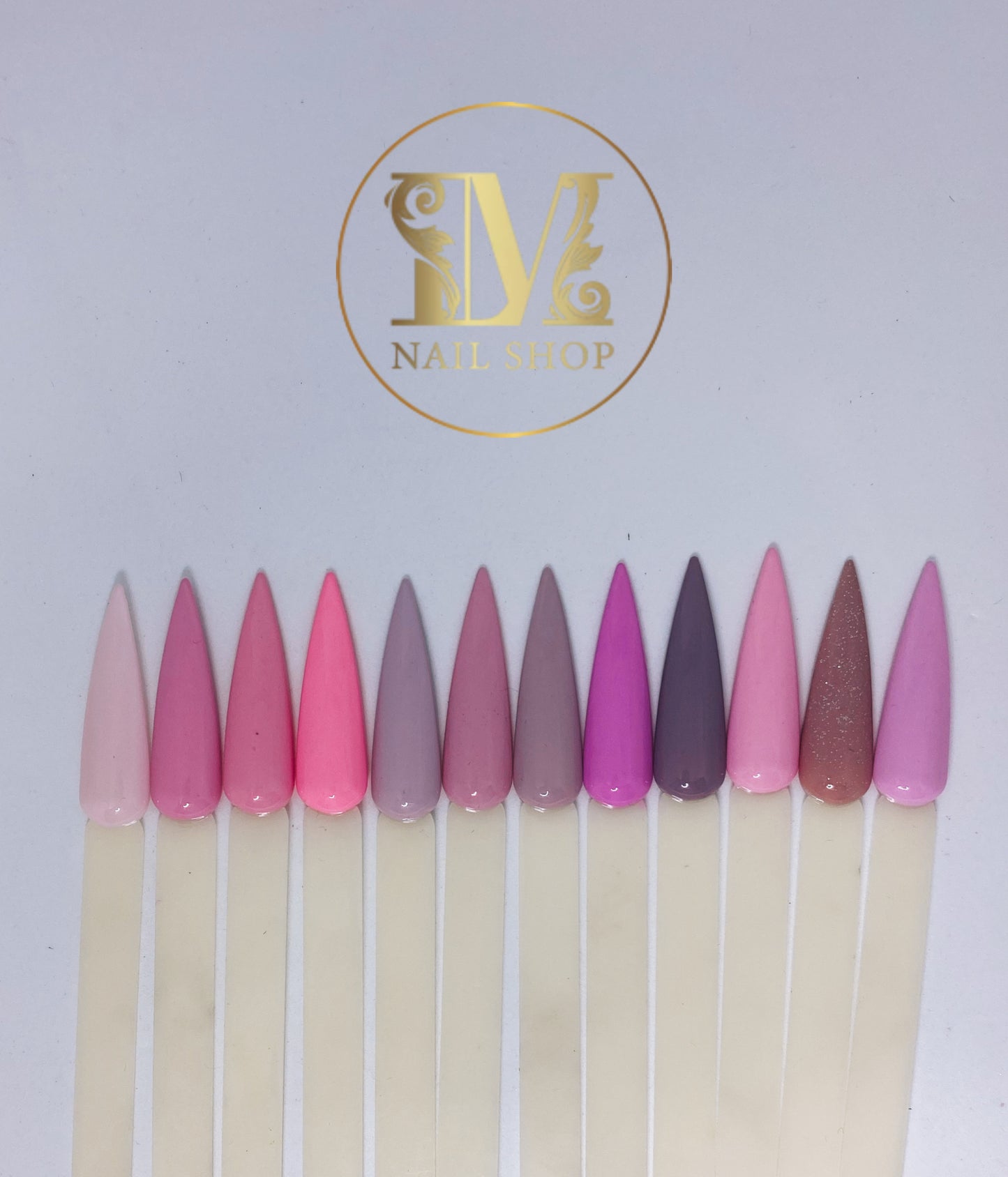 Gama de 12 Geles Miss Cherry Pink