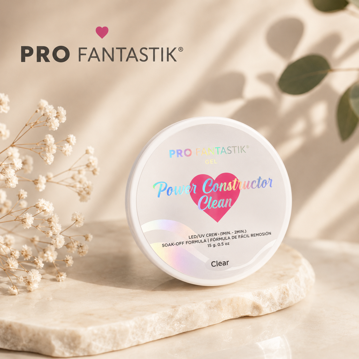Pro Fantastik Gel de construcción trasparente