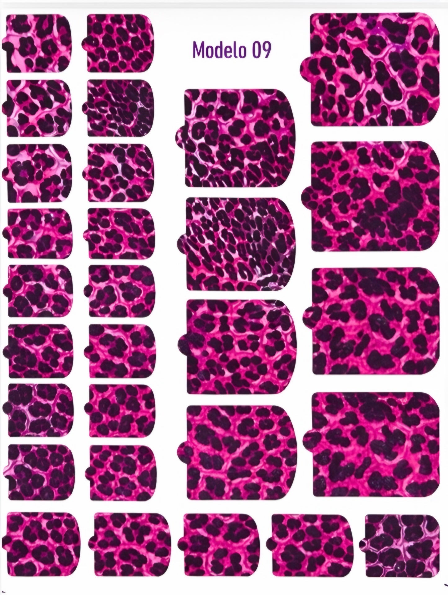 Nail Wraps - modelo 09 - Planilla