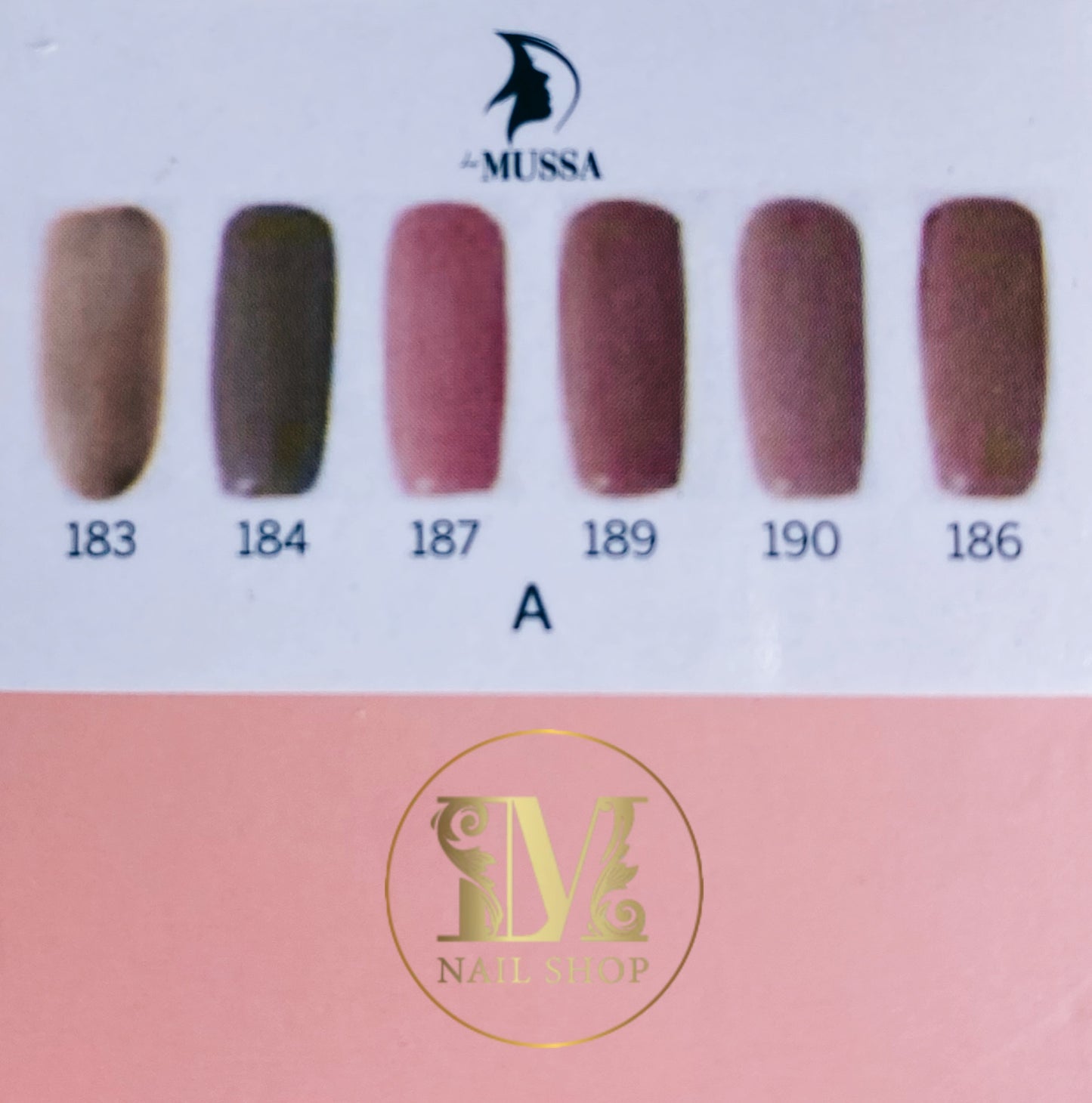 Gama de 6 esmaltes Rosa de Mussa