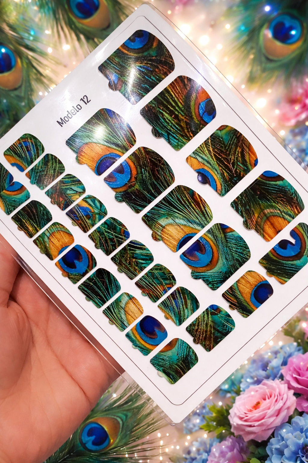 Nail Wraps - modelo 12 - Planilla