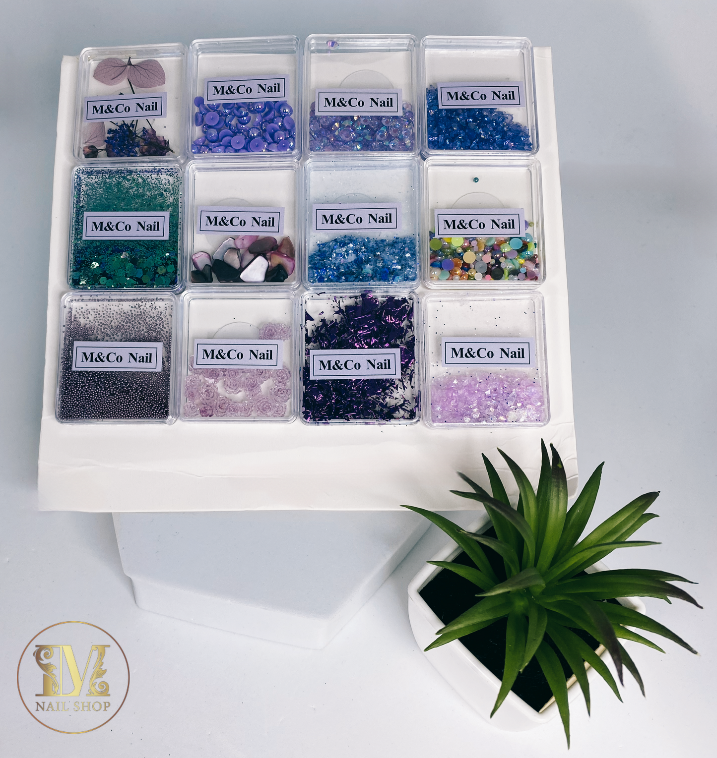 Planilla decoración Mix Azul y verde