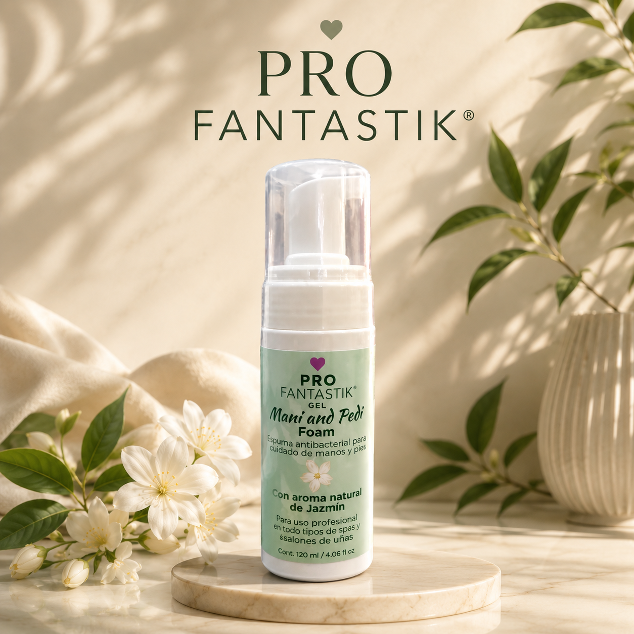 Mani and Pedi FOAM con aroma a jazmín Pro Fantastik