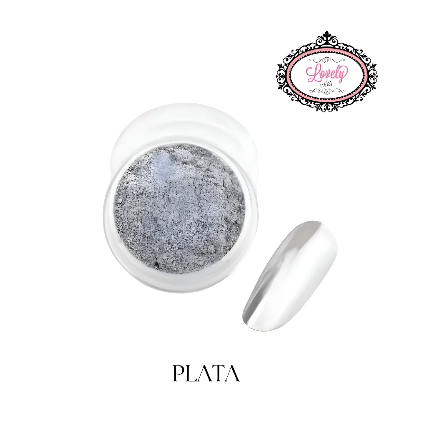 Efecto espejo Plata Premium Lovely