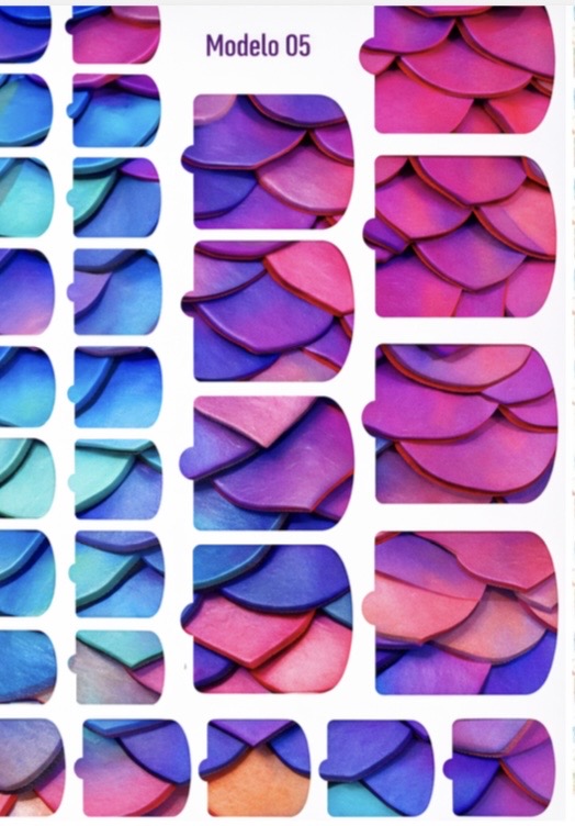 Nail Wraps - modelo 05 - Planilla