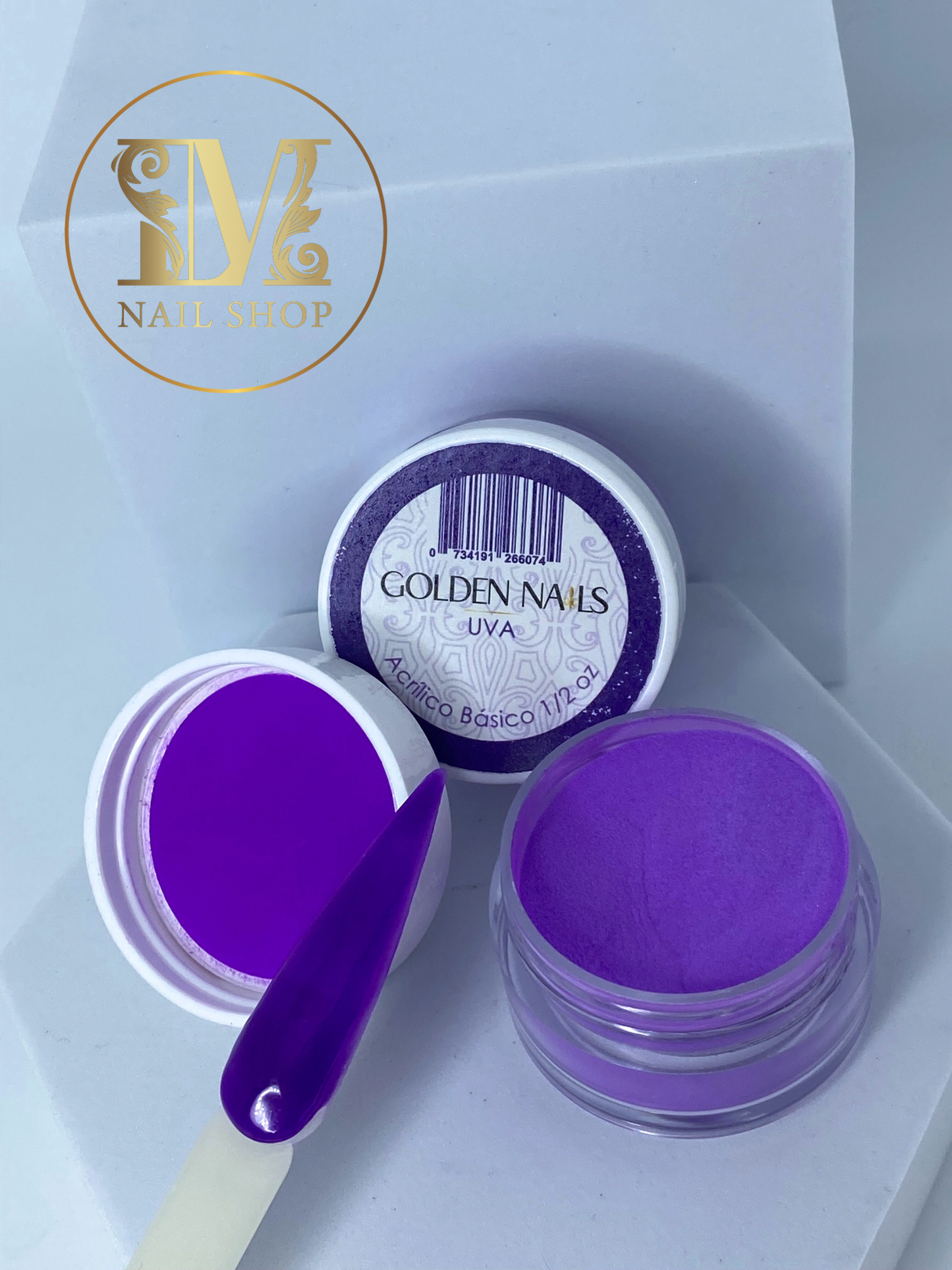 Acrílico Uva Golden Nails