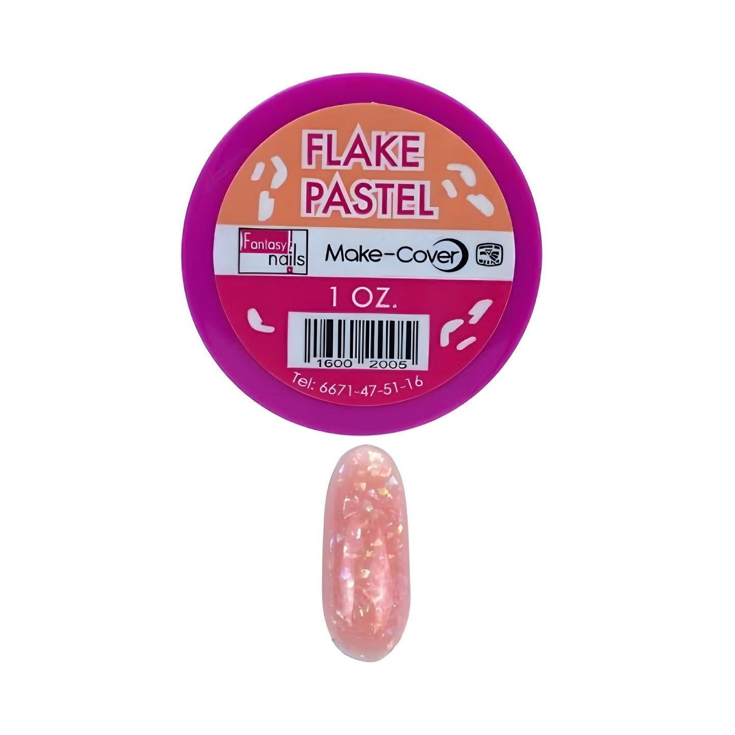 Make Over Flake Pastel 1 oz Fantasy