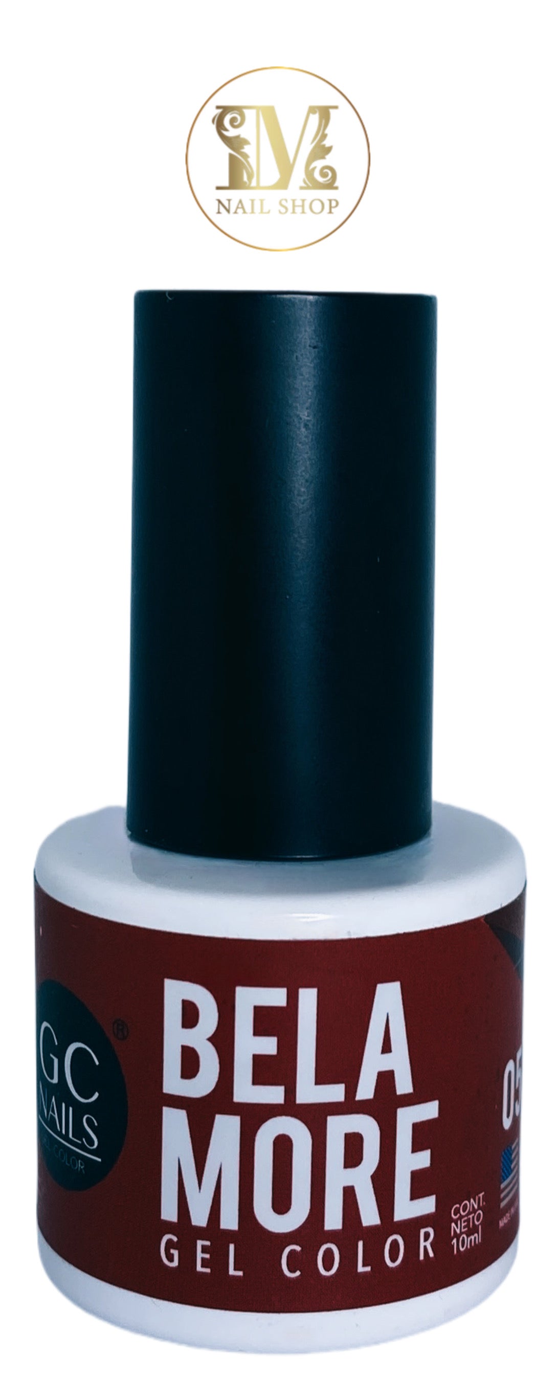 Esmalte Rojo con Glitter #05 de Bela More