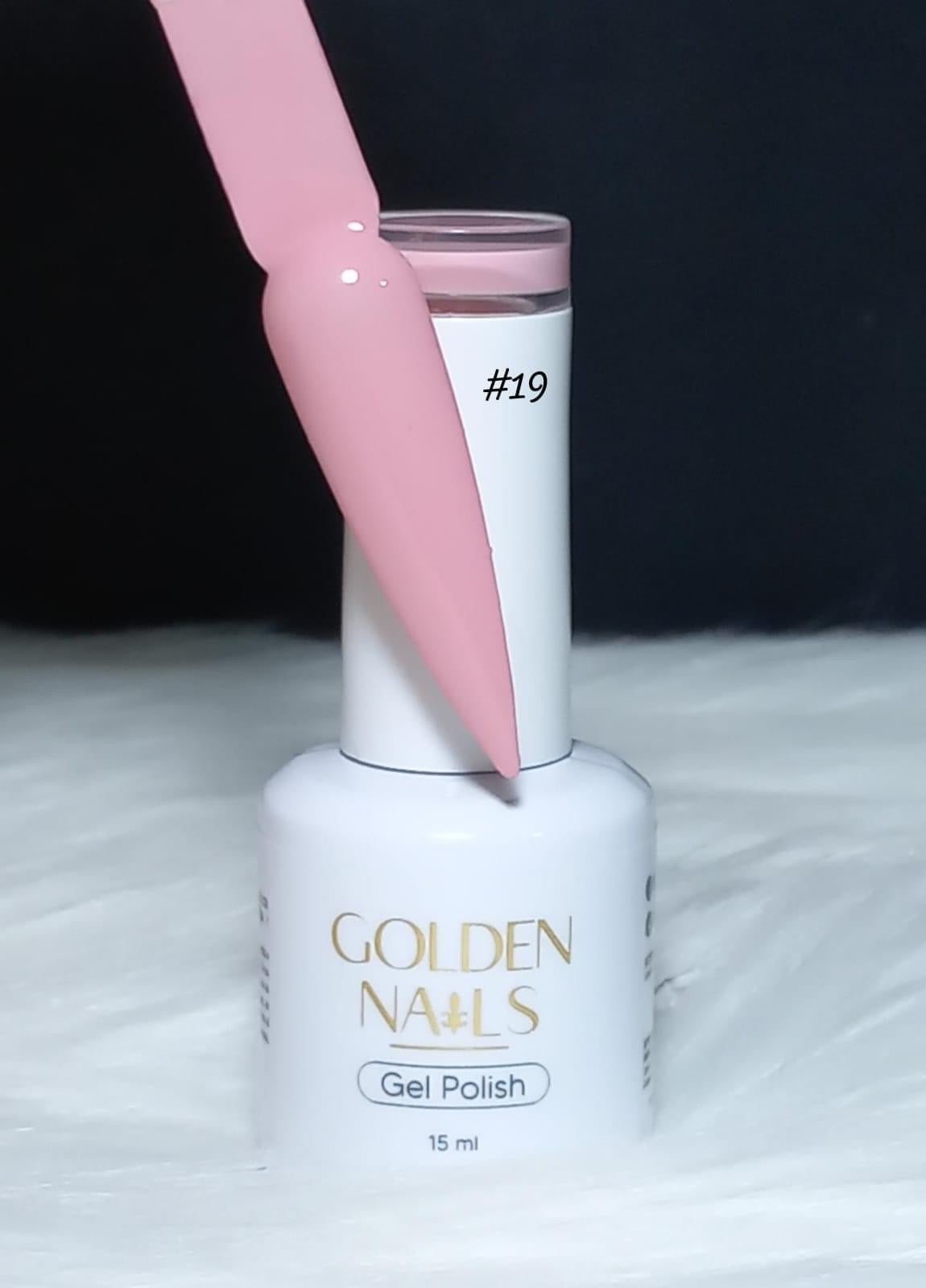 Gel polish Golden Nails #019