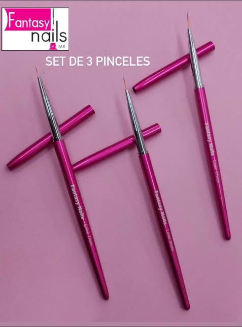 Set de 3 pinceles linner 3 pz