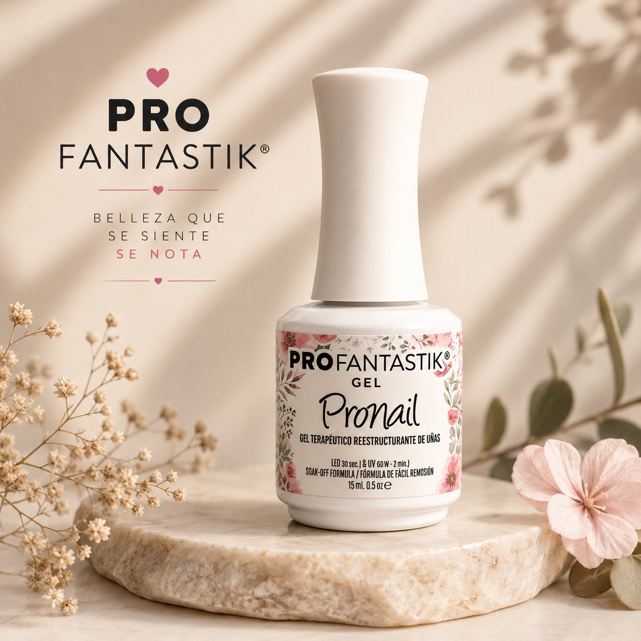 Pro Fantastik gel Pronail Gel terapéutico reestructurante de uñas (Nude).