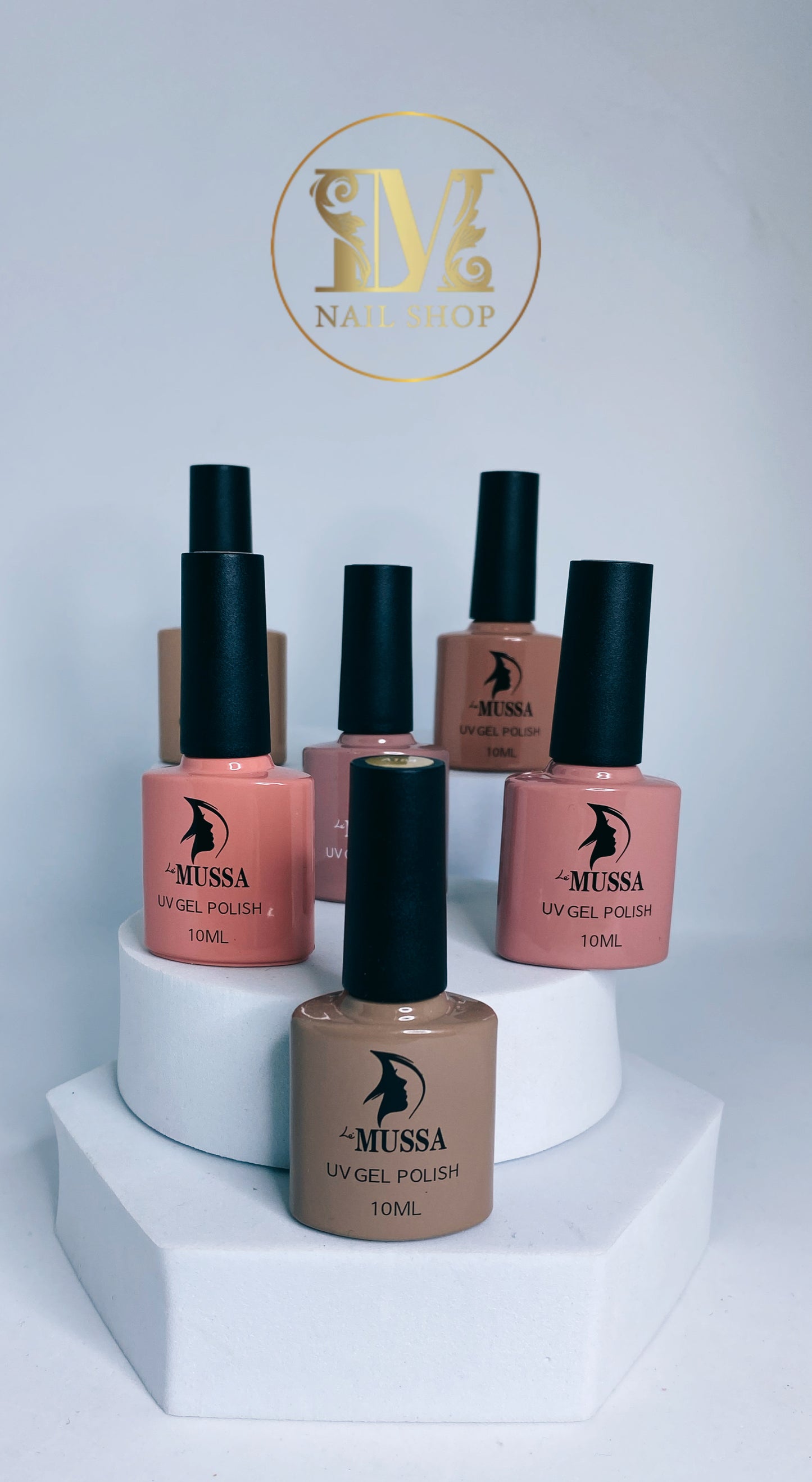 Gama de 6 esmaltes Rosa de Mussa