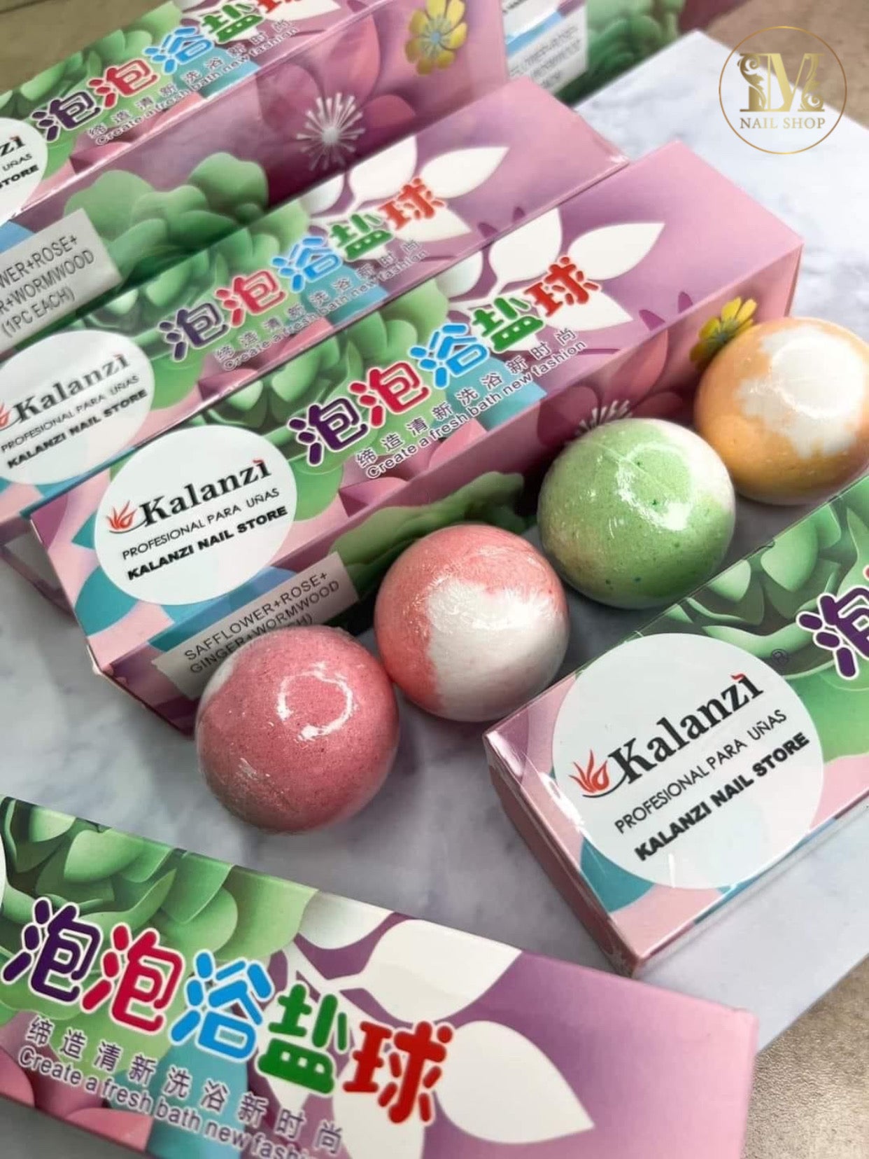 4 X Bath bombas Efervescentes