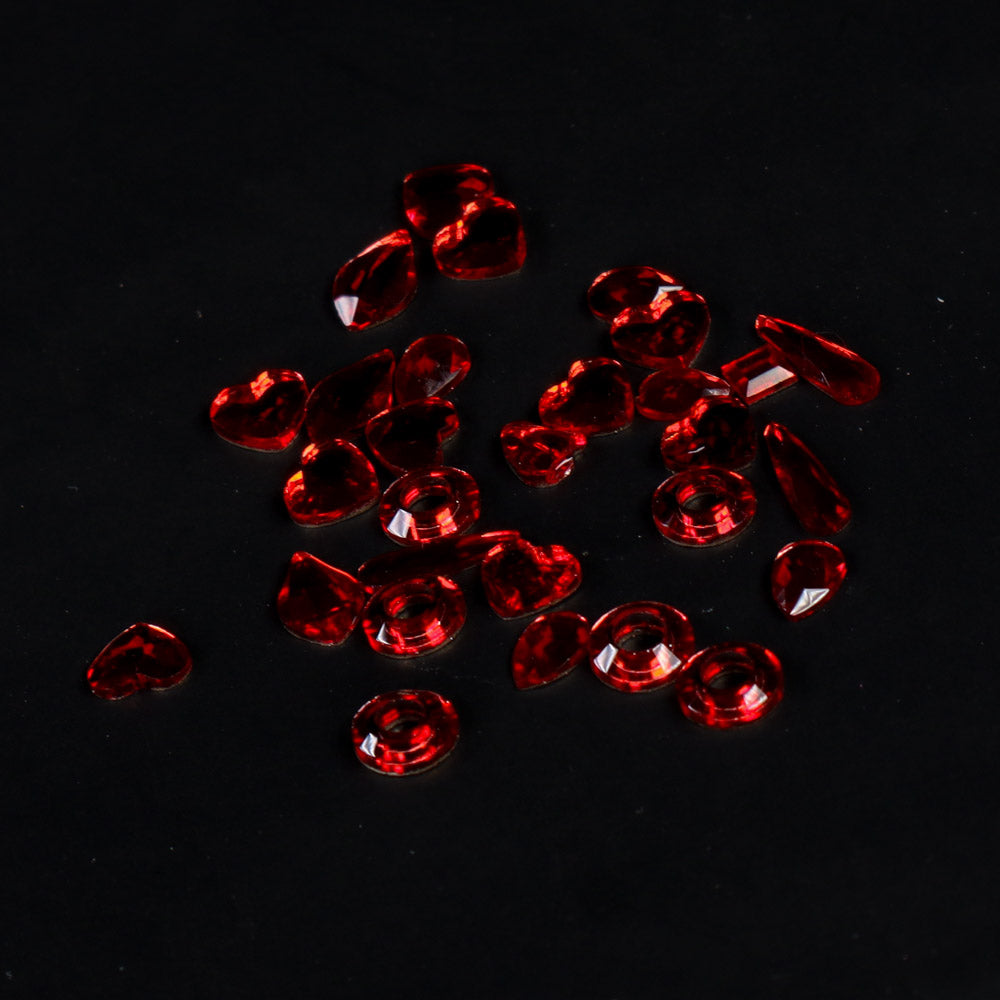 Cristales En Sobre Rojo