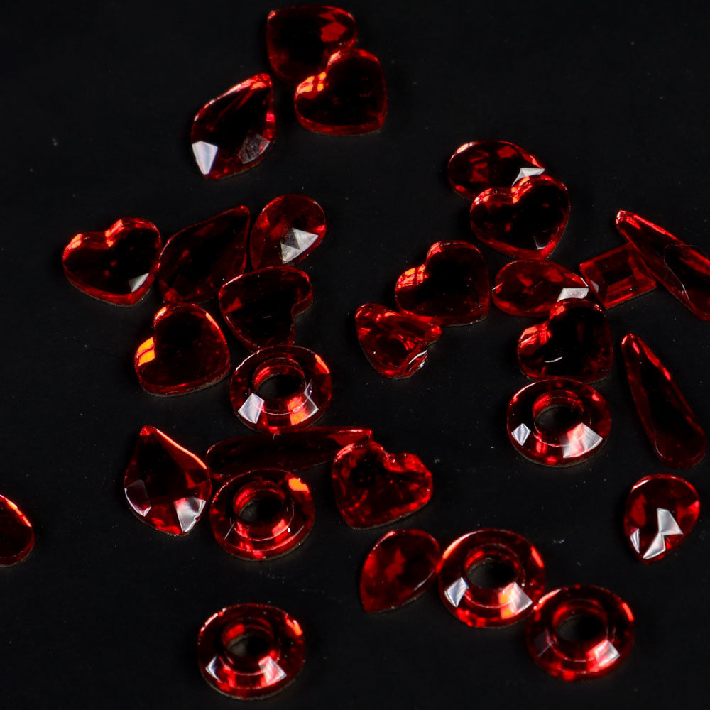 Cristales En Sobre Rojo