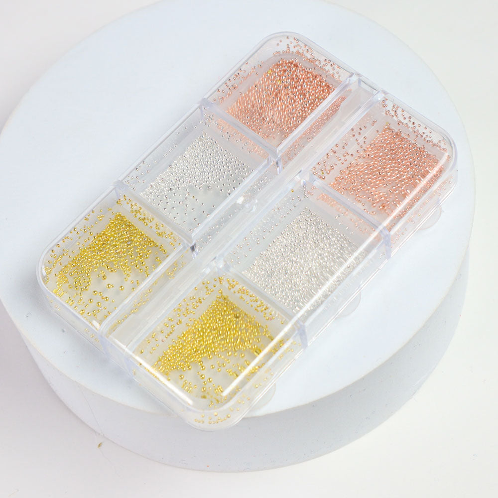 Micro Balines Rosa Gold, Plata Y Dorado