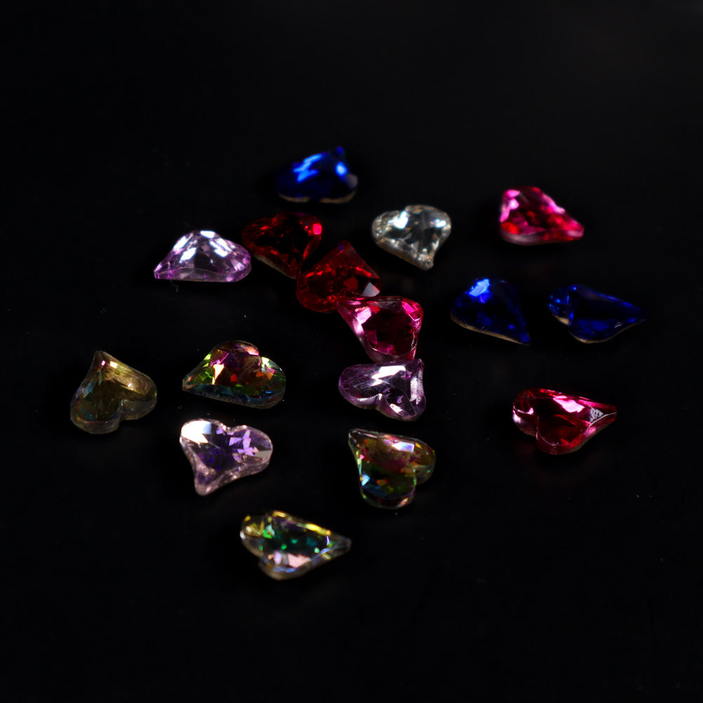 Mix Cristales De 16 Corazones