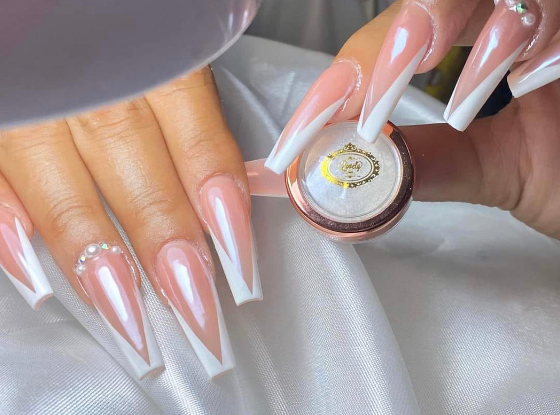 Efecto Perla Cromo Blanco Lovely