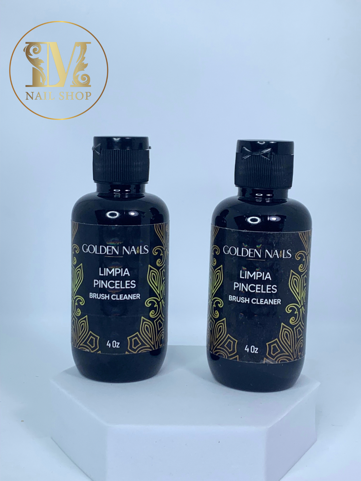 Limpia Pincel Golden Nails