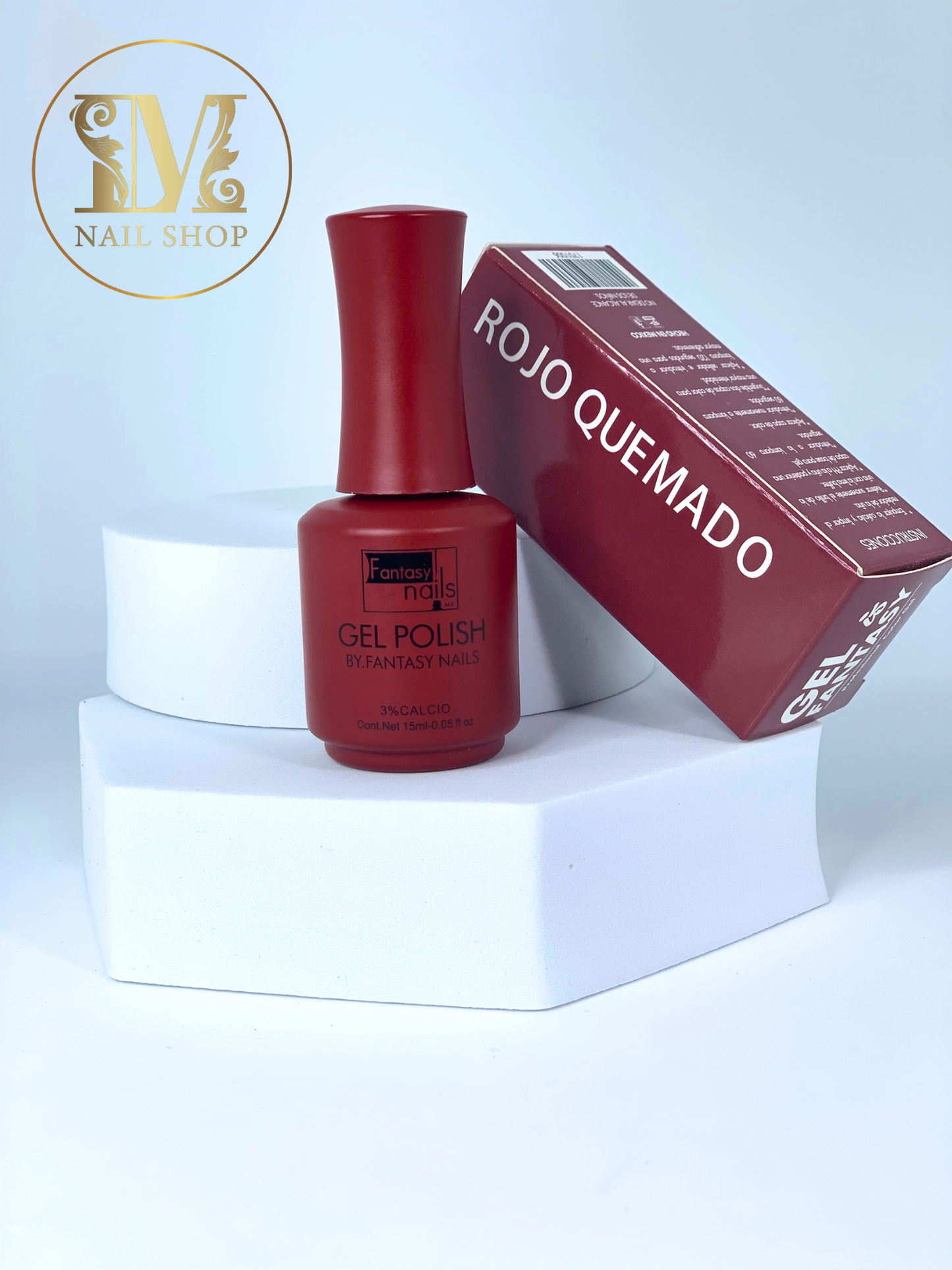 Gel Polish Rojo Quemado