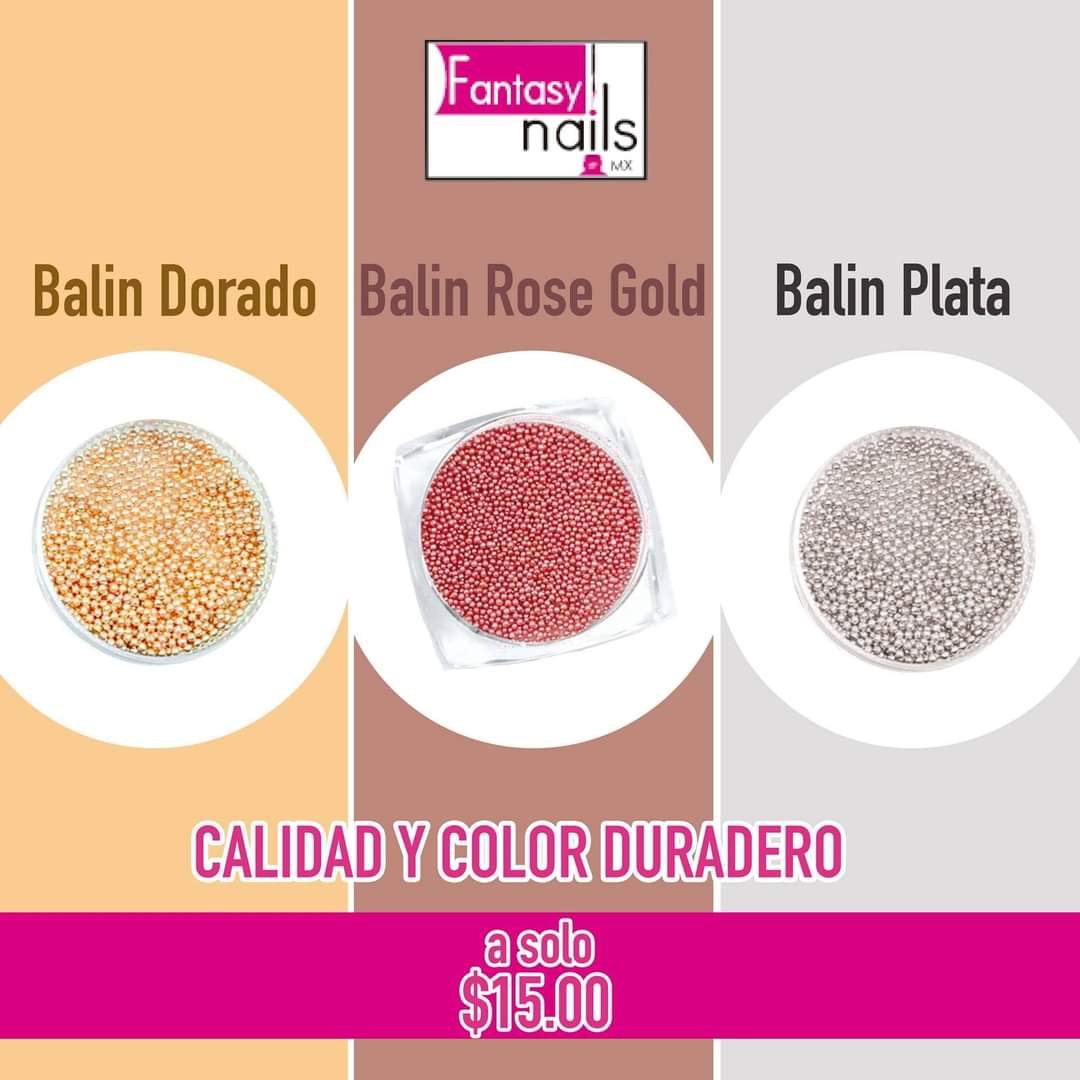Balín Dorado Fantasy Nails
