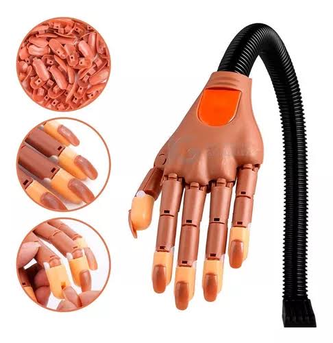 Mano de práctica articulada