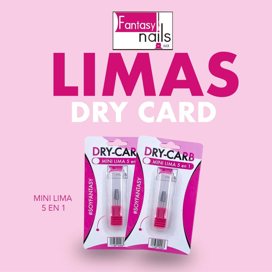 Mini Lima 5 en 1 Dry Carb Fantasy Nails