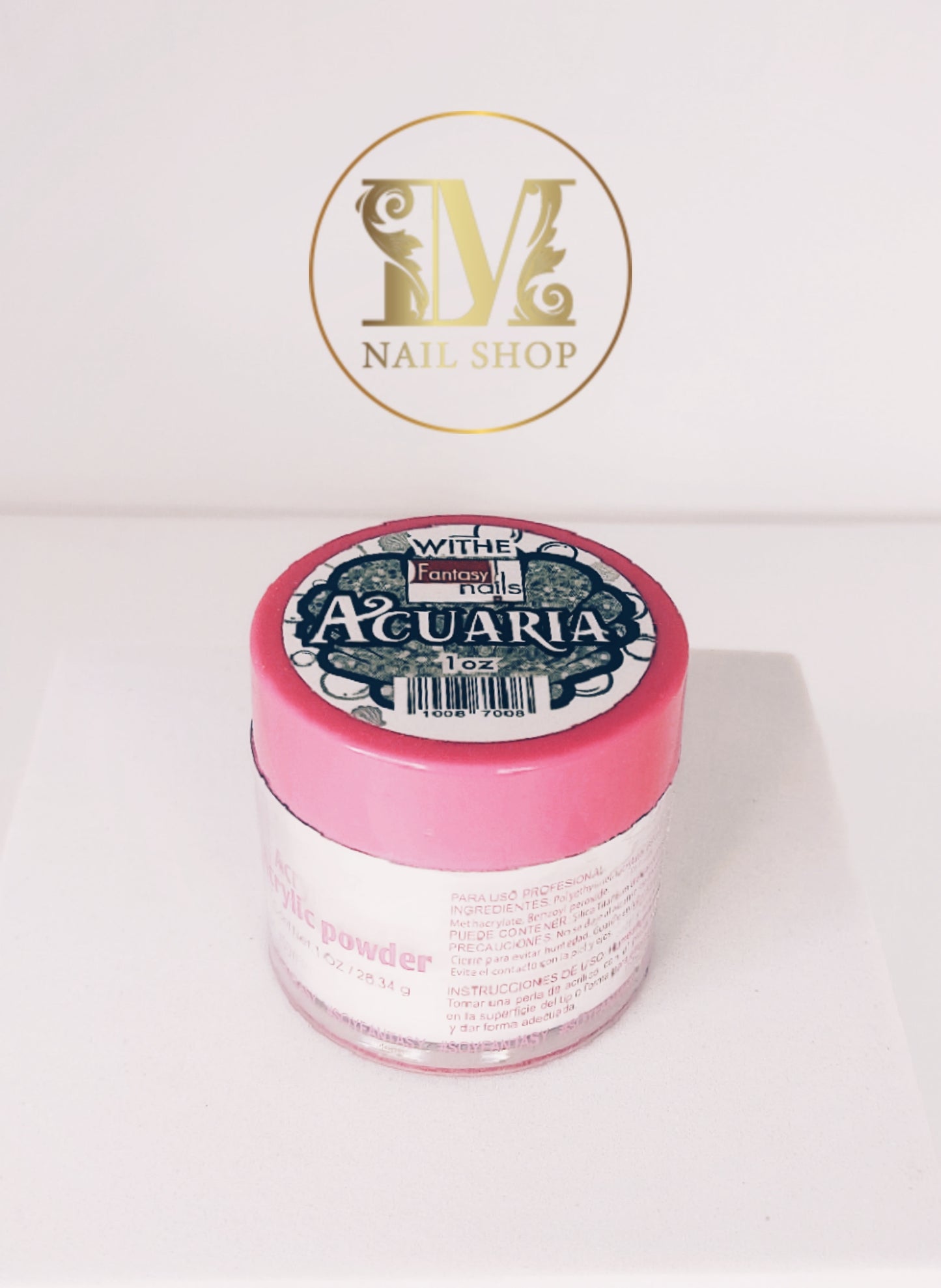 Acrílico Acuaria Withe 1 oz Fantasy Nails