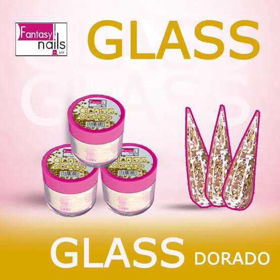 Acrílico Glass Dorado 1 oz