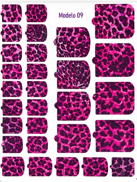 Nail Wraps - modelo 09 - Planilla