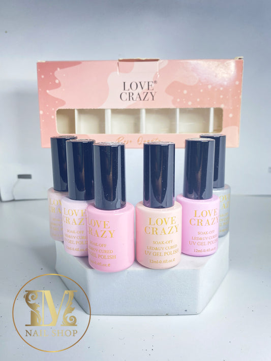 GAMA DE GEL TONOS NUDE LOVE CRAZY