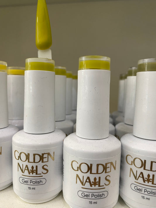 GEL POLISH GOLDEN NAILS