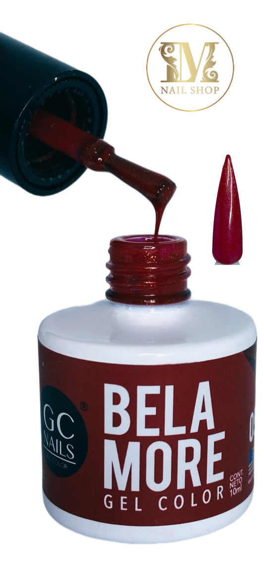 Esmalte Rojo con Glitter  #05 de Bela More