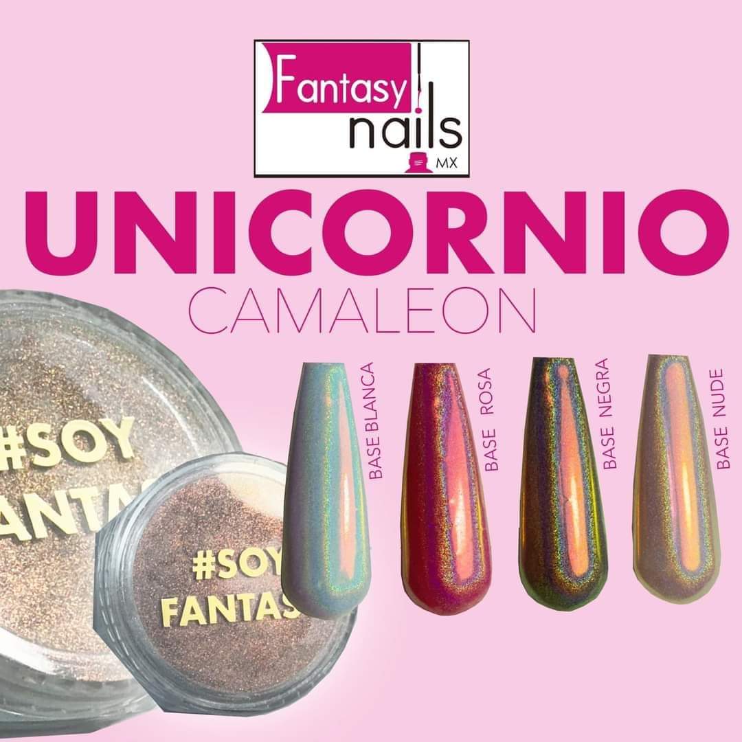 Unicornio Camaleón Fantasy Nails