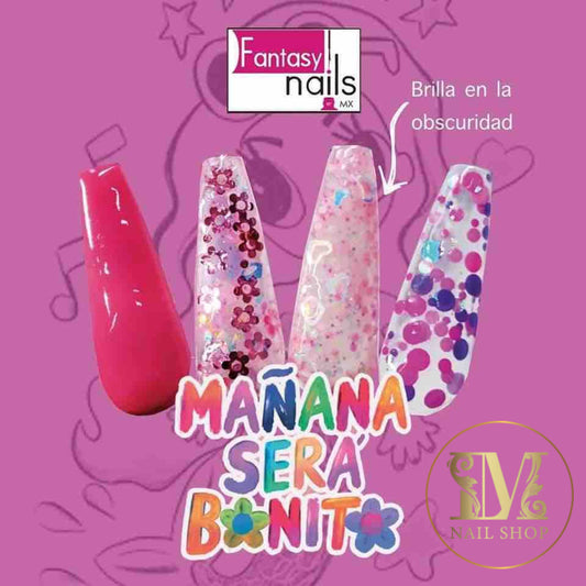 Mañana Será Bonito acrílicos Fantasy Nails