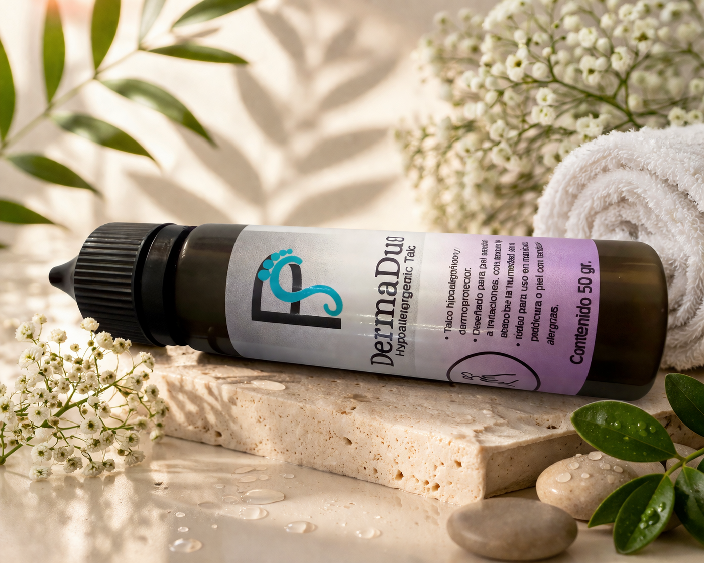 Talco para manicura DERMADUST