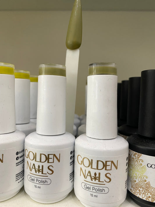 GEL POLISH GOLDEN NAILS