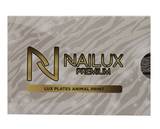 Lux Plate Animal Print Nailux 1Pza