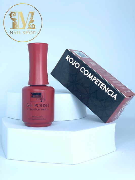 Gel Polish Rojo Competencia
