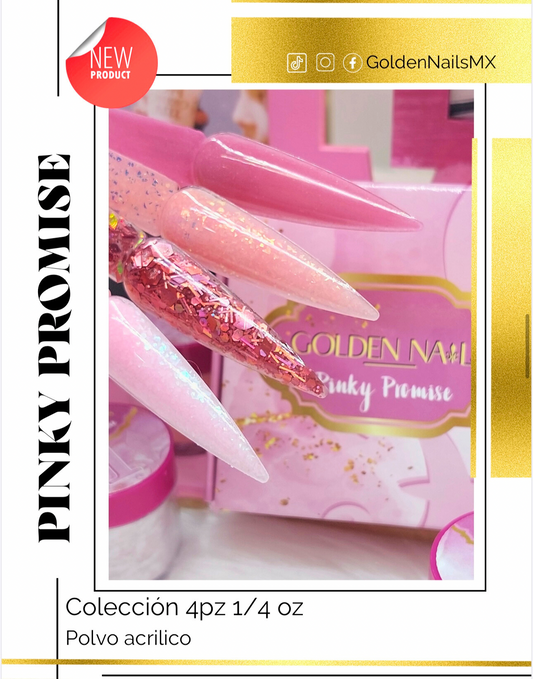 Colección Pinki Promise /Golden Nails