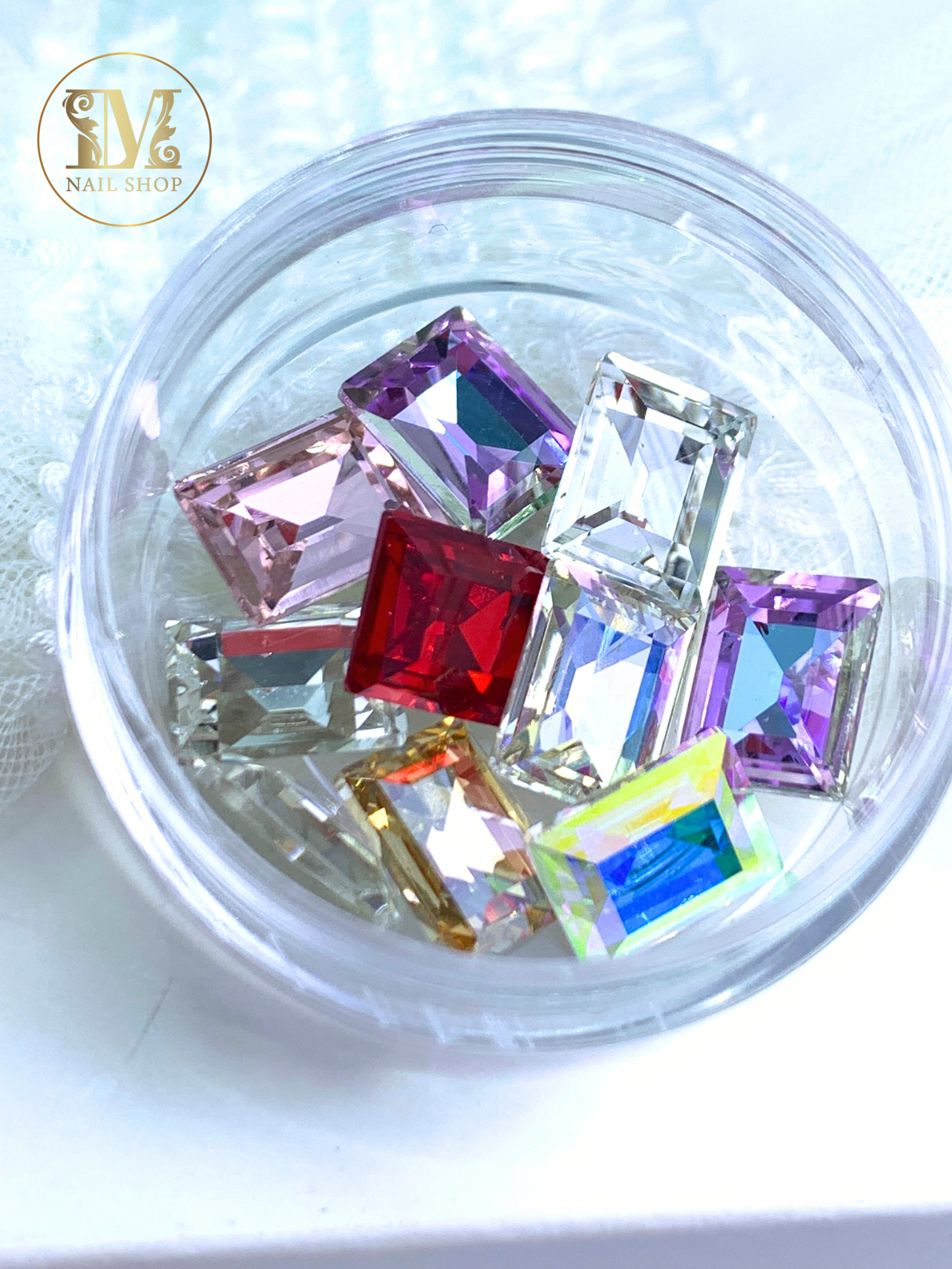 Cristales Embed Cuadro 10 Pc