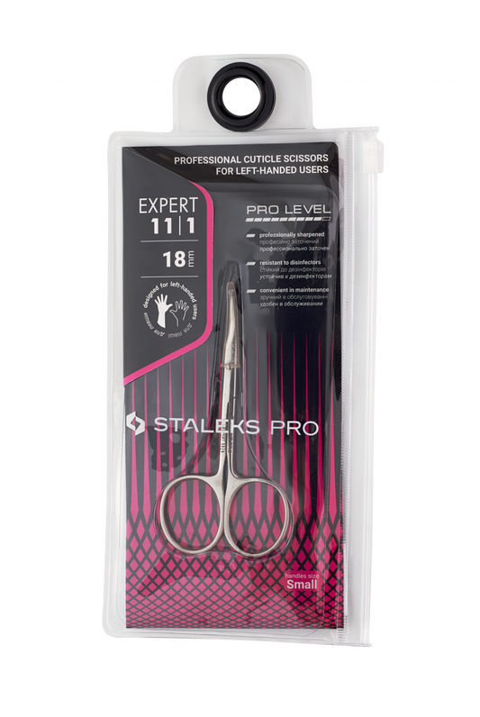 Tijeras Profesionales para Cutícula Staleks Pro 11/1 Zurdos (chicas)