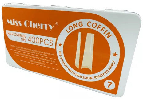 Tip Miss Cherry Long Coffin 400 PCS #7