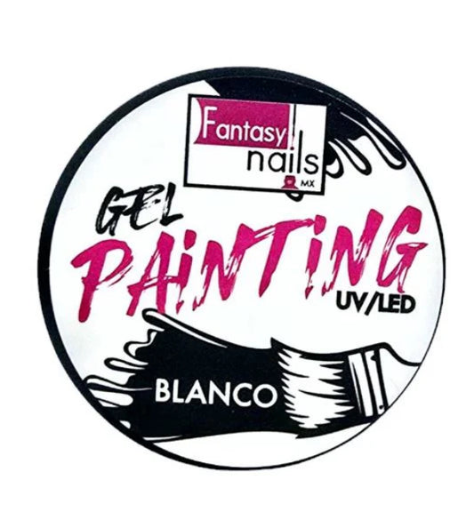Gel Painting blanco Fantasy Nails